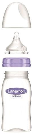 Dojčenská fľaša Lansinoh NaturalWave sklenená S, 160 ml Obsah balenia