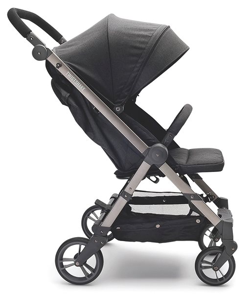 Baby Buggy TWISTSHAKE Tour Black Lateral view