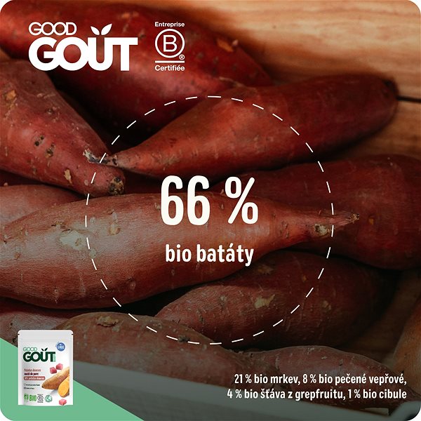 Bébiétel Good Gout BIO édesburgonya sertéshússal (190 g) ...