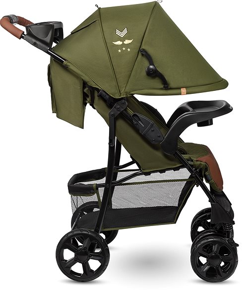 Baby Buggy LIONELO Emma Plus Forest Green Back page