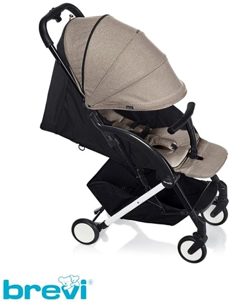 Baby Buggy BREVI Scatto Beige 298 Lateral view
