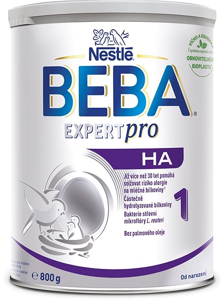 Dojčenské mlieko BEBA EXPERTpro HA 1 (6× 800 g) Screen