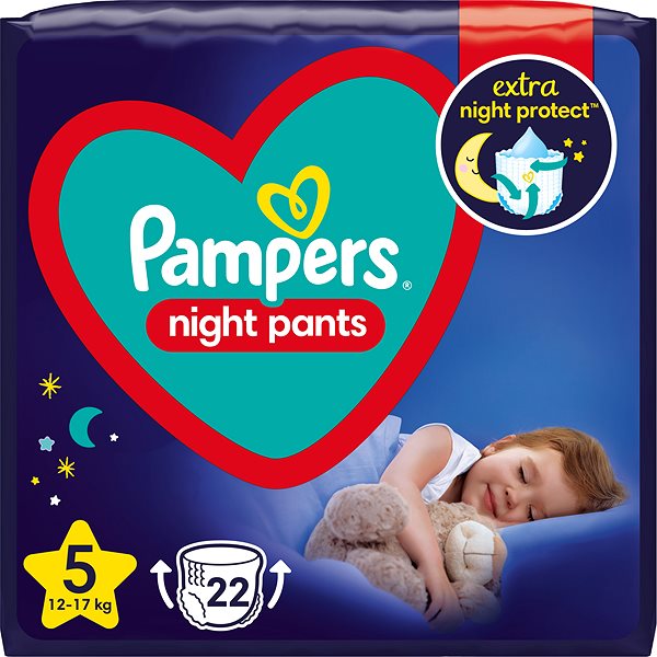 Bugyipelenka PAMPERS Night Pants 5 (22 db) ...