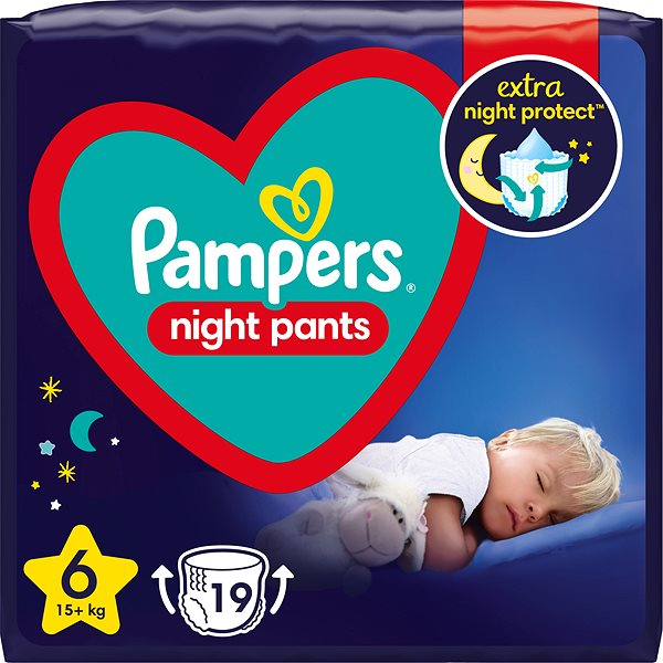 Bugyipelenka PAMPERS Night Pants 6 (19 db) ...