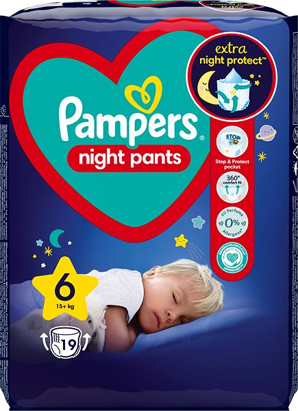 Bugyipelenka PAMPERS Night Pants 6 (19 db) ...