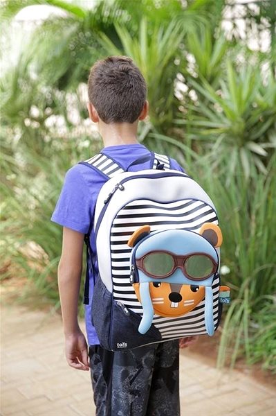 Detský ruksak TOTS batoh/kufor pre deti, veverička, od 3 rokov Lifestyle