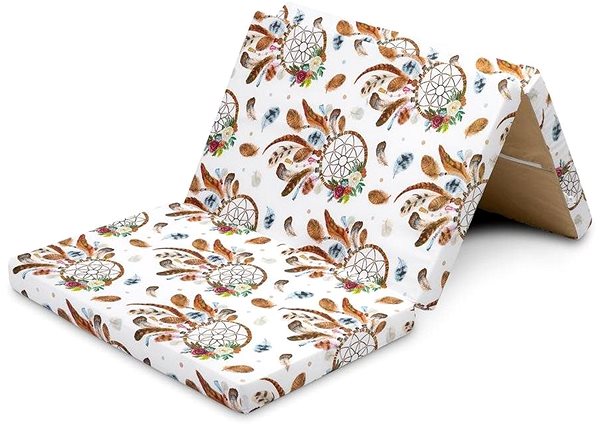 Mattress Sensillo Foldable Crib Mattress Dreamcatcher 120 × 60cm Features/technology