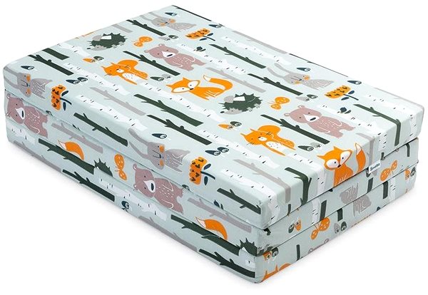 Mattress Sensillo Foldable Crib Mattress Fox and Bunny 120 × 60cm Features/technology