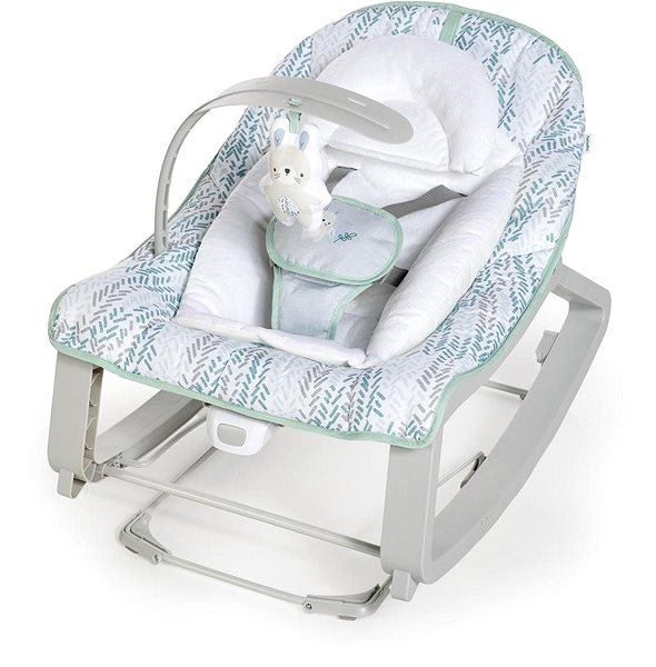 Baby Rocker Ingenuity Keep Cozy Spruce Vibrating 3-in-1 Rocker 0m+ Lateral view