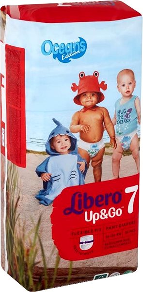 Plienkové nohavičky Libero Up & Go 7 (32 ks) 16 – 26 kg Obal/škatuľka