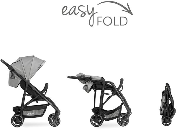Baby Buggy HAUCK Rapid 4R Plus Grey Features/technology