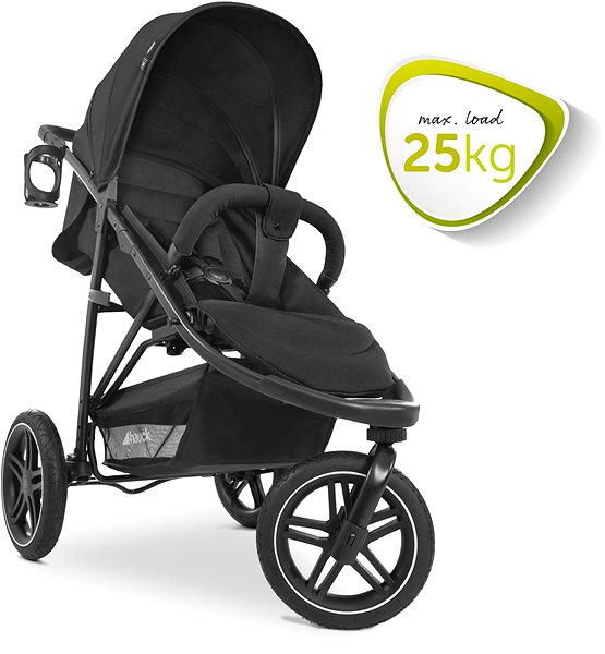 Baby Buggy HAUCK Rapid 3R Sports Carrier, Black Lateral view