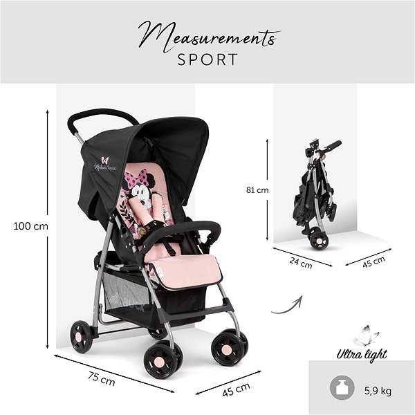 Baby Buggy HAUCK Sports Minnie Sweetheart Technical draft