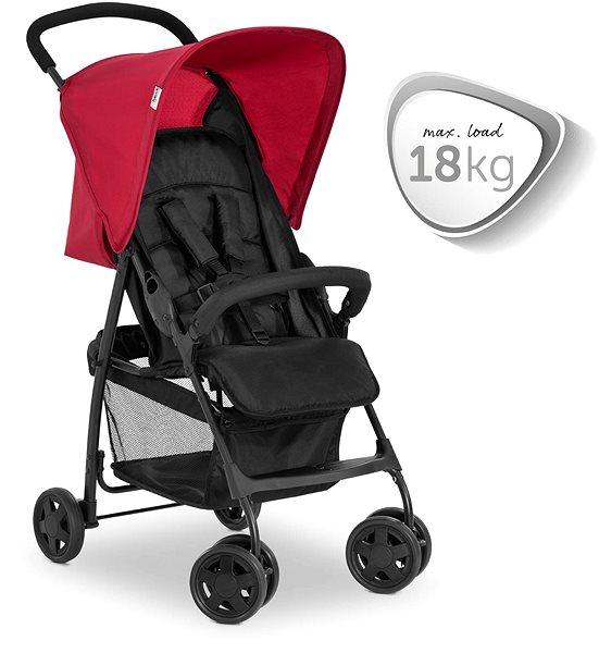 Baby Buggy HAUCK Sports Car Sport Red Screen