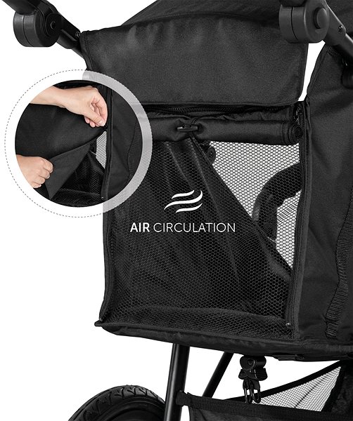 Baby Buggy HAUCK Runner 2 Black Features/technology