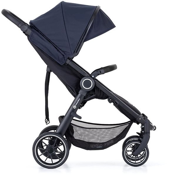 Kočík PETITE & MARS Street+ RWS Black Anthracite Blue Complete Bočný pohľad