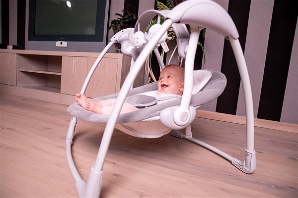Baby Rocker Bo Jungle swing B-Dolphy Grey ...