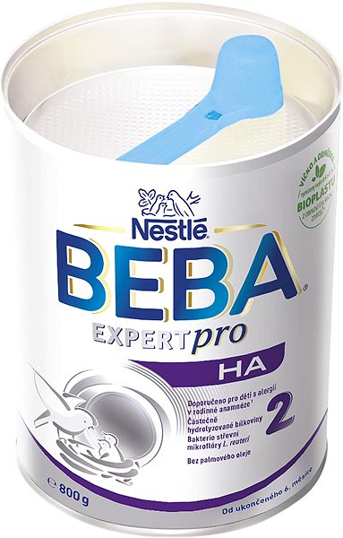 Dojčenské mlieko BEBA EXPERTpro HA 2, 800 g Vlastnosti/technológia