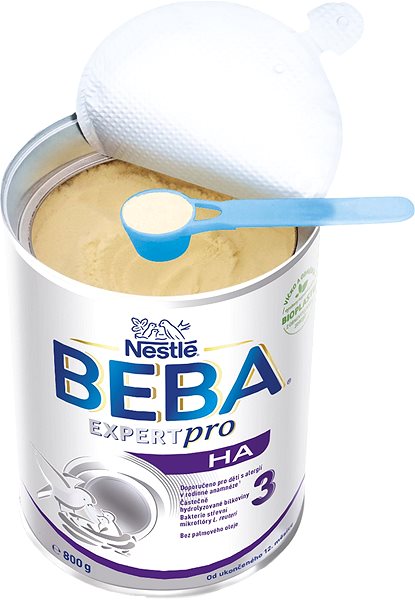 Dojčenské mlieko BEBA EXPERTpro HA 3, 800 g Vlastnosti/technológia