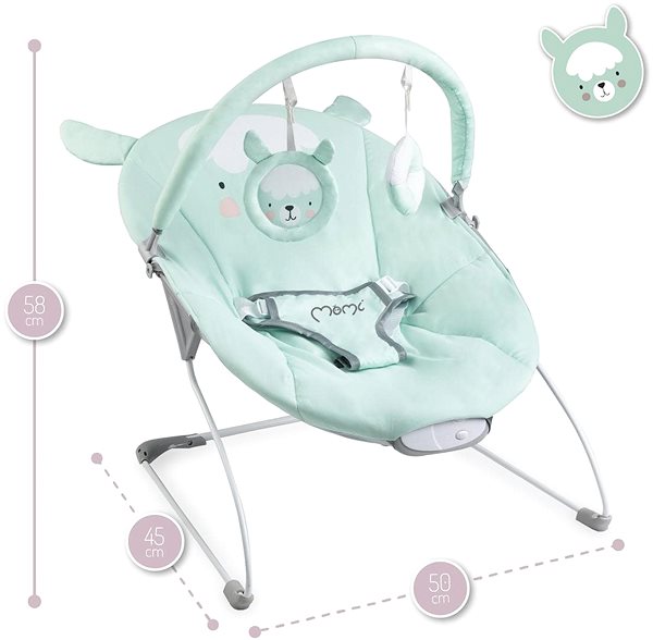Baby Rocker MoMi GLOSSY llama Technical draft