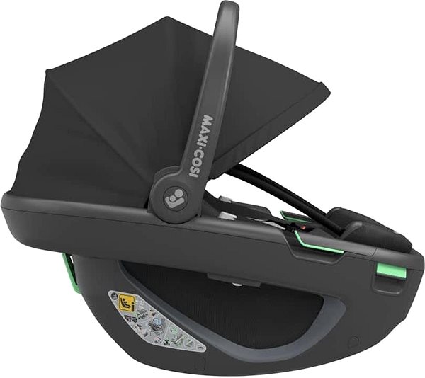 Gyerekülés Maxi-Cosi Coral 360 Essential 0–13 kg Black Oldalnézet