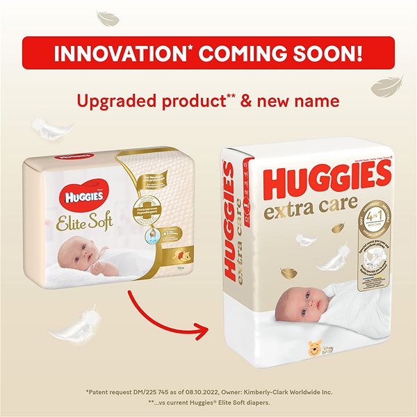 Baby Diapers Huggies elite soft 3, 5-9 kg, 40 PCs.