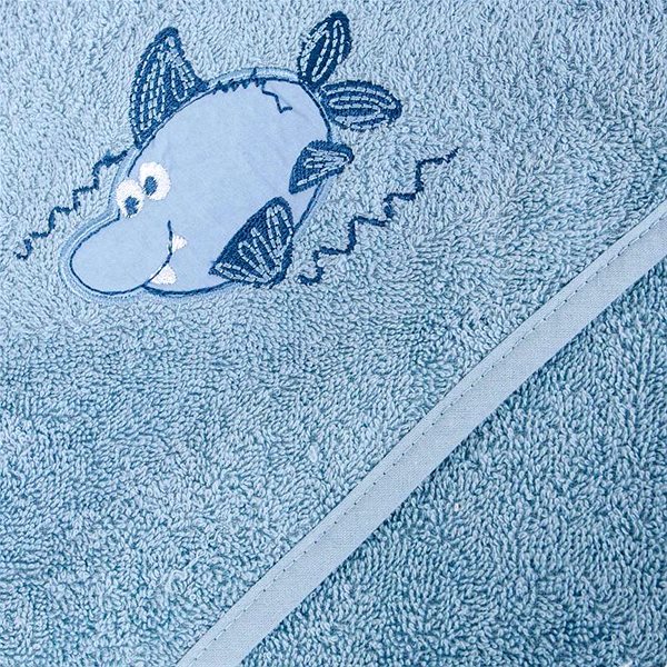 Detská osuška CEBA osuška s kapucňou Froté Shark, 100 × 100 cm ...