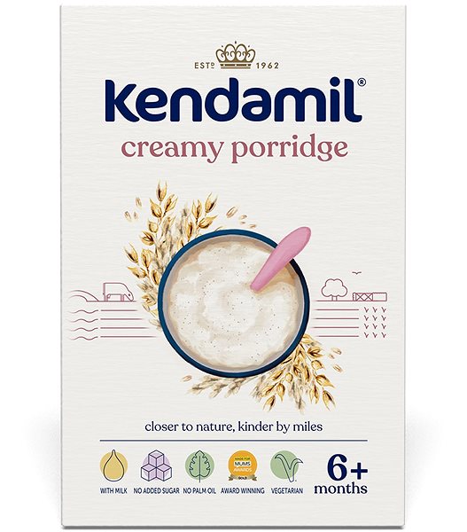 Mliečna kaša Kendamil mliečna krémová ovsená kaša (150 g) ...