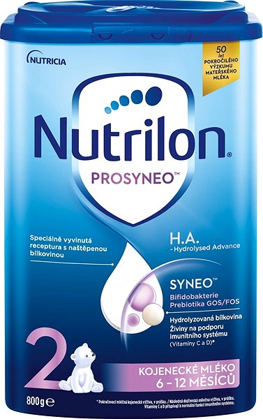 Kojenecké mléko Nutrilon 2 Prosyneo H.A. pokračovací od uk. 6. měsíce 800 g ...