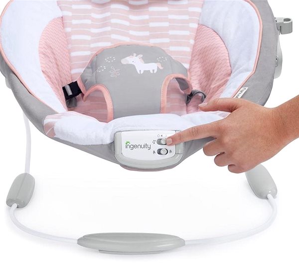 Baby Rocker INGENUITY Vibrating Recliner with Melody Flora the Unicorn 0 m+, up to 9kg Features/technology