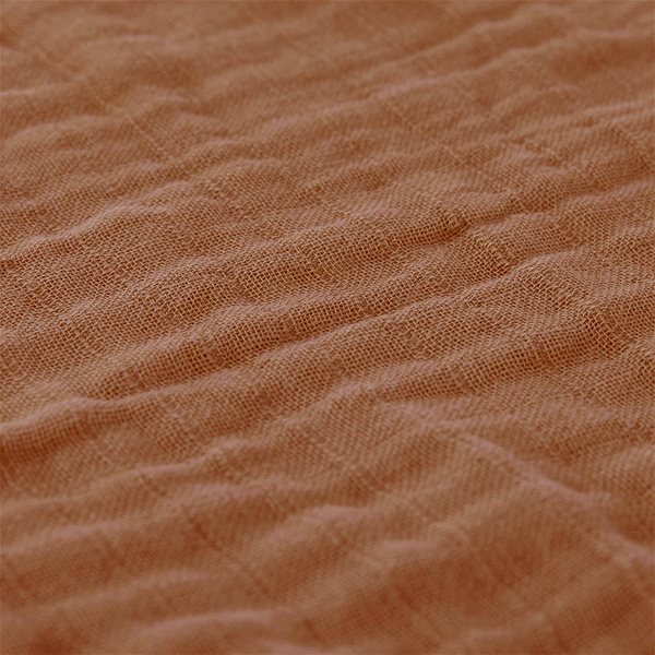 Gyerek fürdőlepedő Lässig Muslin Hooded Towel Rust, 90 × 90 cm ...