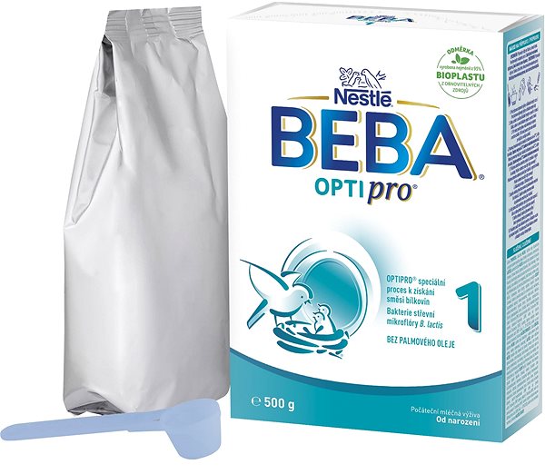 BEBA OPTIPRO® 1 infant milk, 6×500 g Package contents