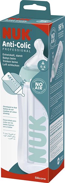 Dojčenská fľaša NUK FC+ Anti-colic fľaša s kontrolou teploty 300 ml ...
