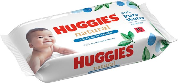 Popsitörlő HUGGIES Natural Pure Water 48 db ...