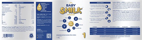 Dojčenské mlieko Babysmilk Premium 1 počiatočné mlieko s kolostrom (900 g) ...