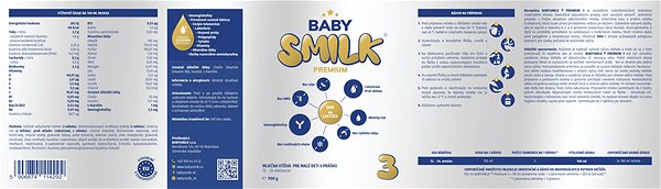 Dojčenské mlieko Babysmilk Premium 3 batoľacie mlieko s kolostrom (900 g) ...