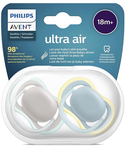 Cumi Philips AVENT Ultra Air Cumi, semleges, 18 hó+, 2 db ...
