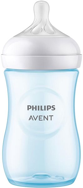 Dojčenská fľaša Philips AVENT Natural Response 260 ml, 1 m+, modrá ...