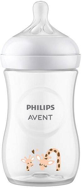 Cumisüveg Philips AVENT Natural Response 260 ml, 1 m+, zsiráf ...