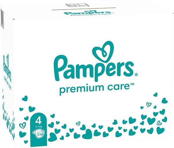Eldobható pelenka PAMPERS Premium Care 4-es méret (174 db) ...