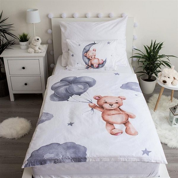 Detská posteľná bielizeň Jerry Fabrics Medvedík 100 × 135 cm ...