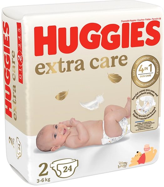 Eldobható pelenka HUGGIES Extra Care 2 (24 db) ...
