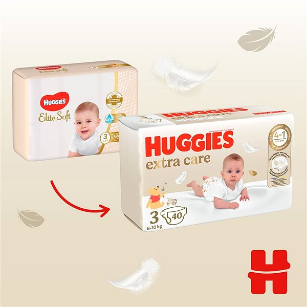 Eldobható pelenka HUGGIES Extra Care 3 (40 db) ...