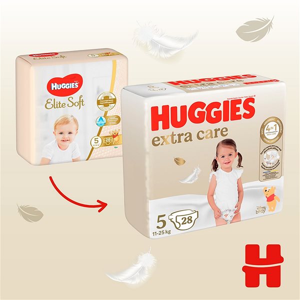 Eldobható pelenka HUGGIES Extra Care 5 (28 db) ...