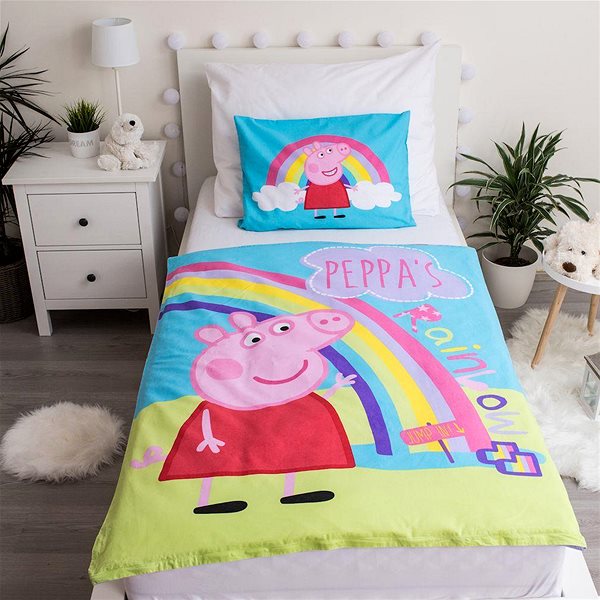 Gyerek ágyneműhuzat Jerry Fabrics Peppa Pig PEP016 100×135 cm ...