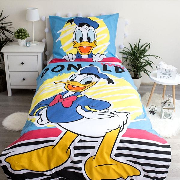 Detská posteľná bielizeň Jerry Fabrics Donald Duck 03 140 × 200 cm ...