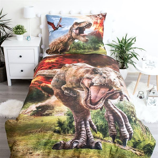 Gyerek ágyneműhuzat Jerry Fabrics Jurassic World 140×200 cm ...