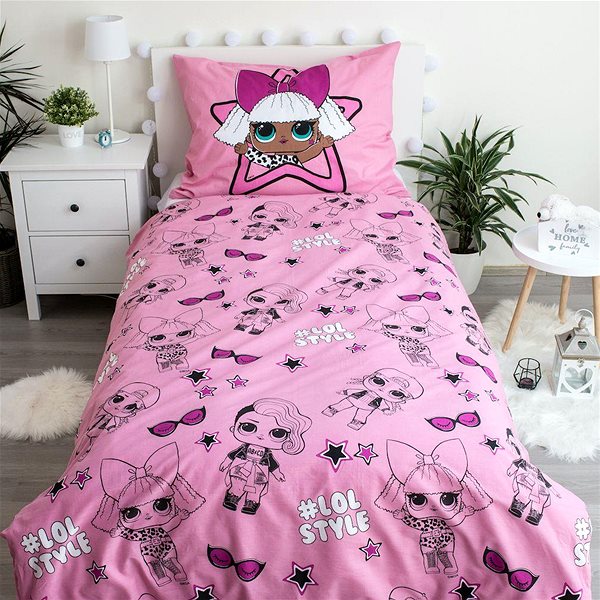 Detská posteľná bielizeň Jerry Fabrics LOL 068 140 × 200 cm ...