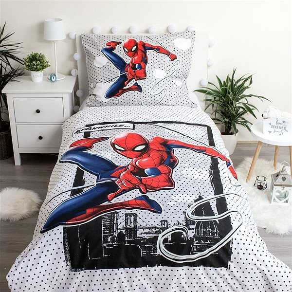 Gyerek ágyneműhuzat Jerry Fabrics Spiderman 02 140×200 cm ...