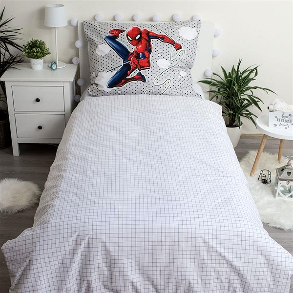 Detská posteľná bielizeň Jerry Fabrics Spiderman 02 140 × 200 cm ...